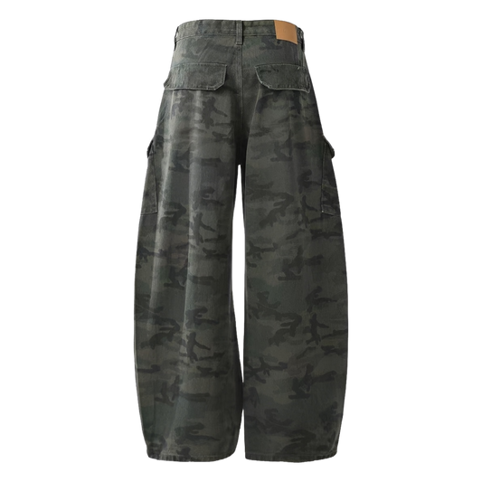 【少量現貨】 迷彩工裝傘兵彎刀褲