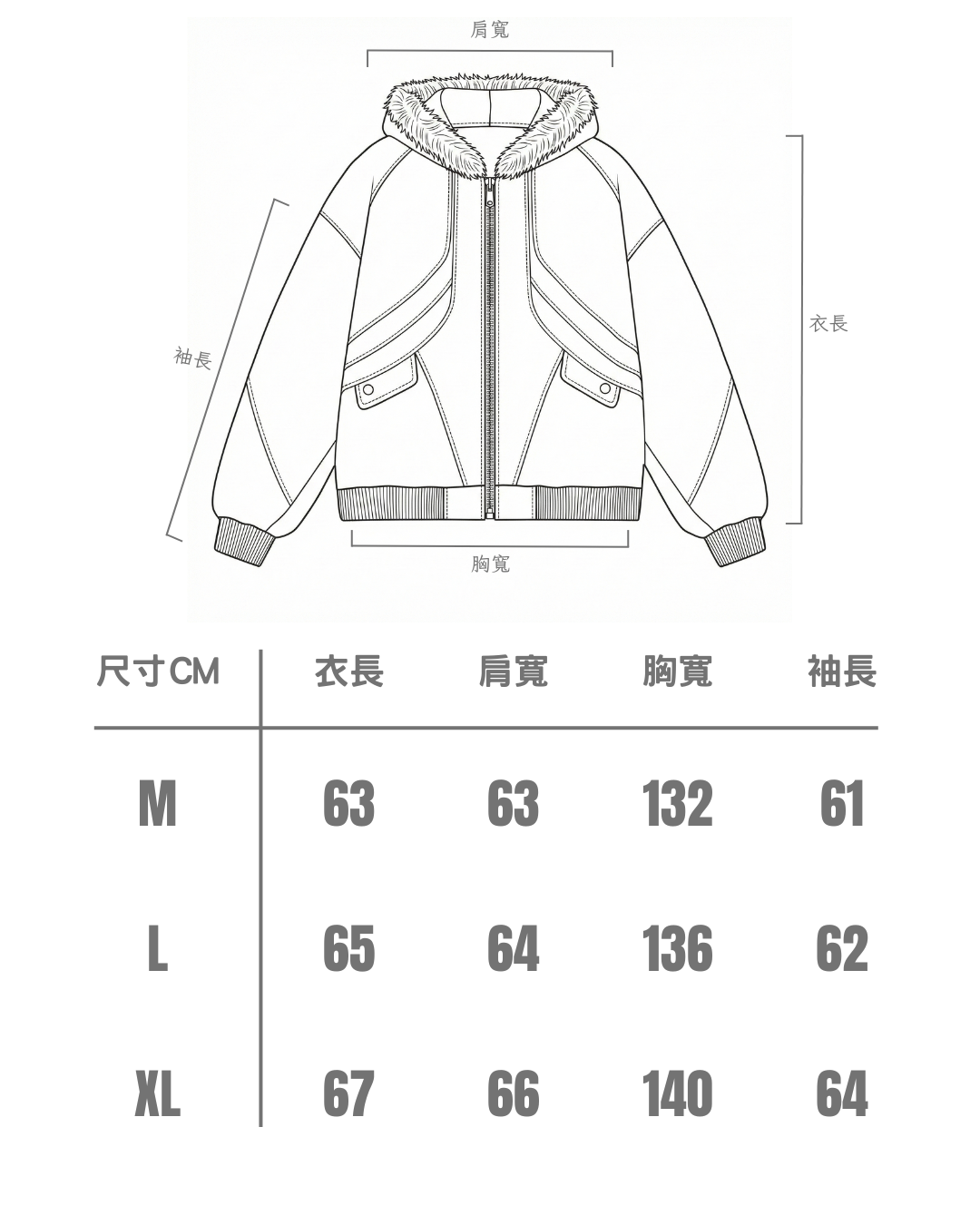 美式鯊魚鰓 Boxy座山雕加絨兔毛夾克