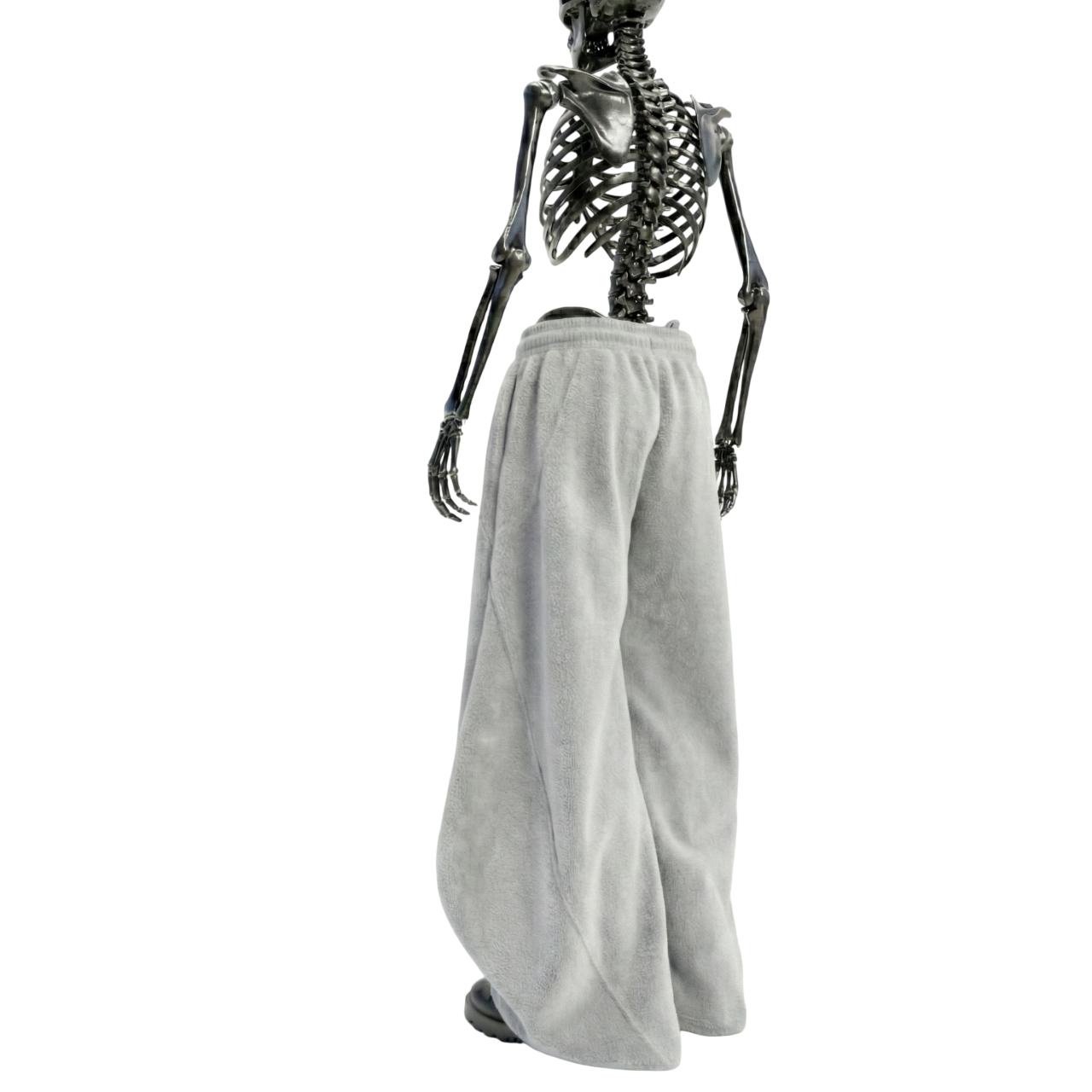 韓系重磅 拼接彎刀棉褲