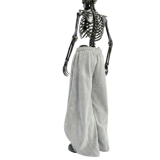 韓系重磅 拼接彎刀棉褲