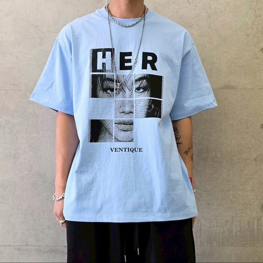 韓國🇰🇷 VENTIQUE 像素相片短袖