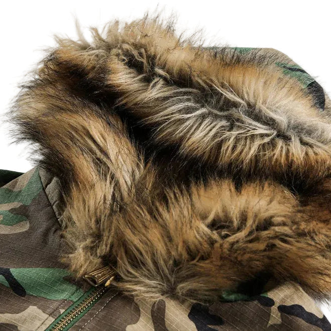 【SEMPLICITA】BOXY迷彩座山雕 雙面可穿式