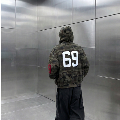 69 soldiers 短版 迷彩厚磅外套