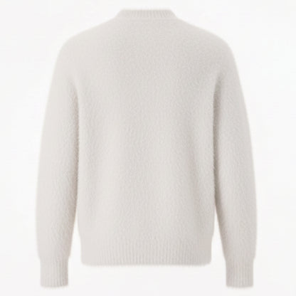 韓系雲絨毛  圓領針織毛衣