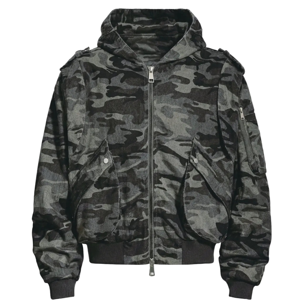 Cleanfit Boxy短版 vintage迷彩夾克