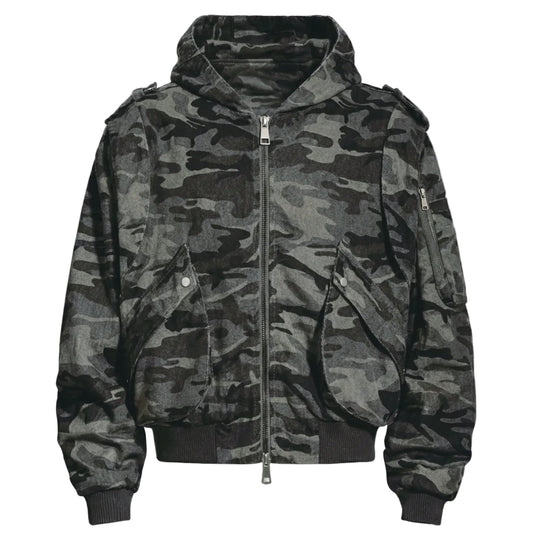 Cleanfit Boxy短版 vintage迷彩夾克