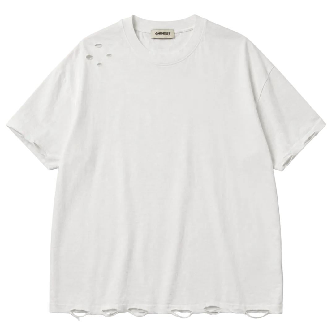 韓國🇰🇷  GARMENTS Boxy 破壞短袖