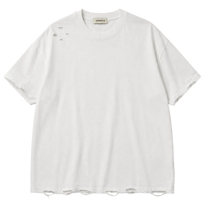 韓國🇰🇷  GARMENTS Boxy 破壞短袖