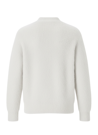 韓系雲絨毛  圓領針織毛衣