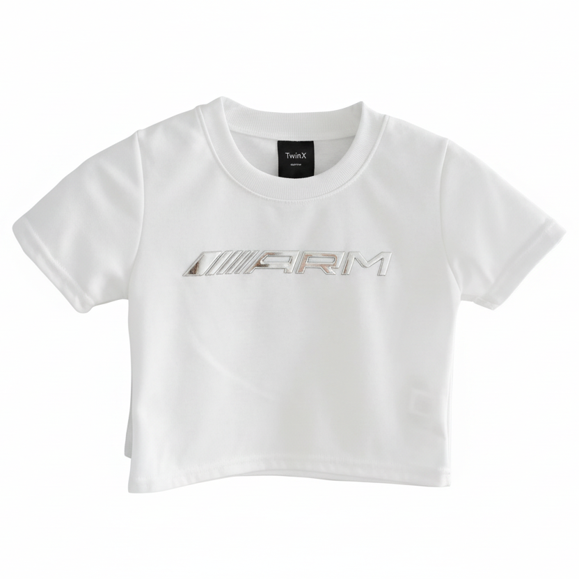 韓國 Boxy ARM液態金屬短袖【女版】