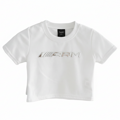 韓國 Boxy ARM液態金屬短袖【女版】