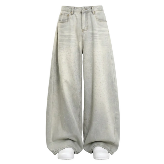 【4/1 發售】星辰滿鑽 落地彎刀褲 大推 !