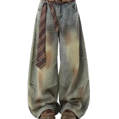 春款 廢土高階彎刀丹寧褲 x 附贈腰帶