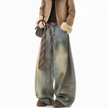 春款 廢土高階彎刀丹寧褲 x 附贈腰帶