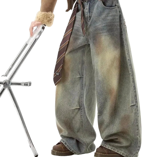 春款 廢土高階彎刀丹寧褲 x 附贈腰帶