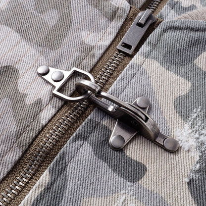 限量 日規 カモフラ 迷彩撞色飛機扣夾克【頂匠工藝】