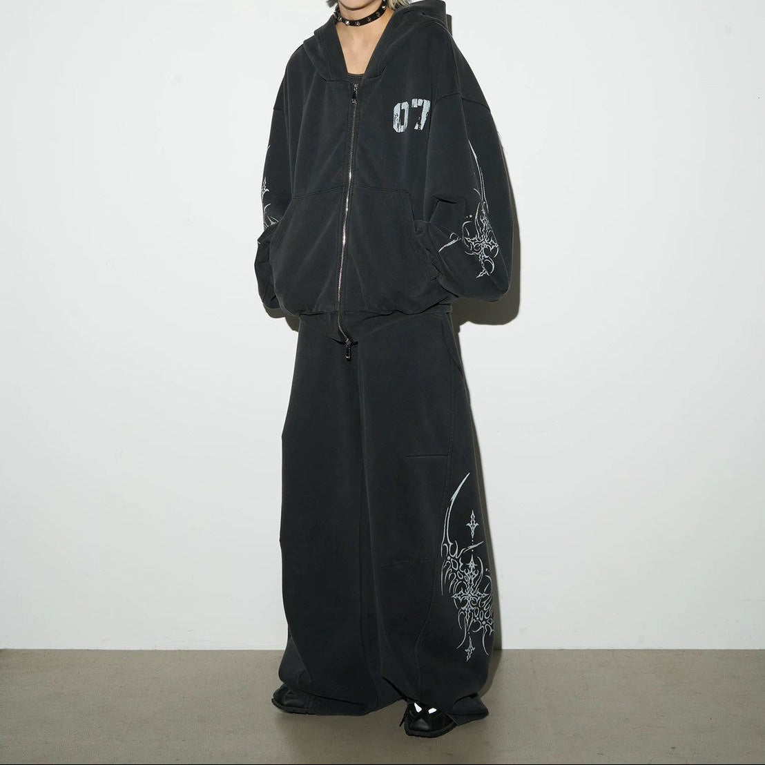 【4/1 發售】 街頭 刺青水洗 重磅彎刀褲