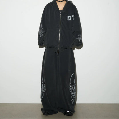 【4/1 發售】 街頭 刺青水洗 重磅彎刀褲