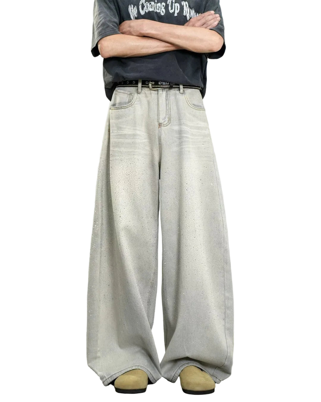 【4/1 發售】星辰滿鑽 落地彎刀褲 大推 !