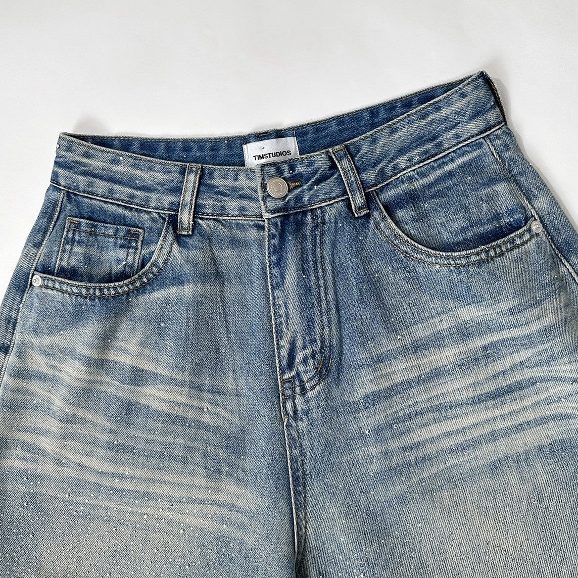 【4/1 發售】星辰滿鑽 落地彎刀褲 大推 !