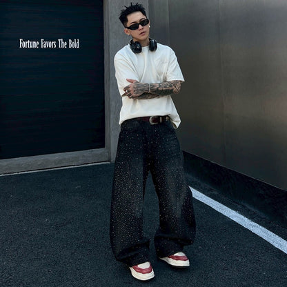 【4/1 發售】星辰滿鑽 暗黑彎刀褲 大推 !