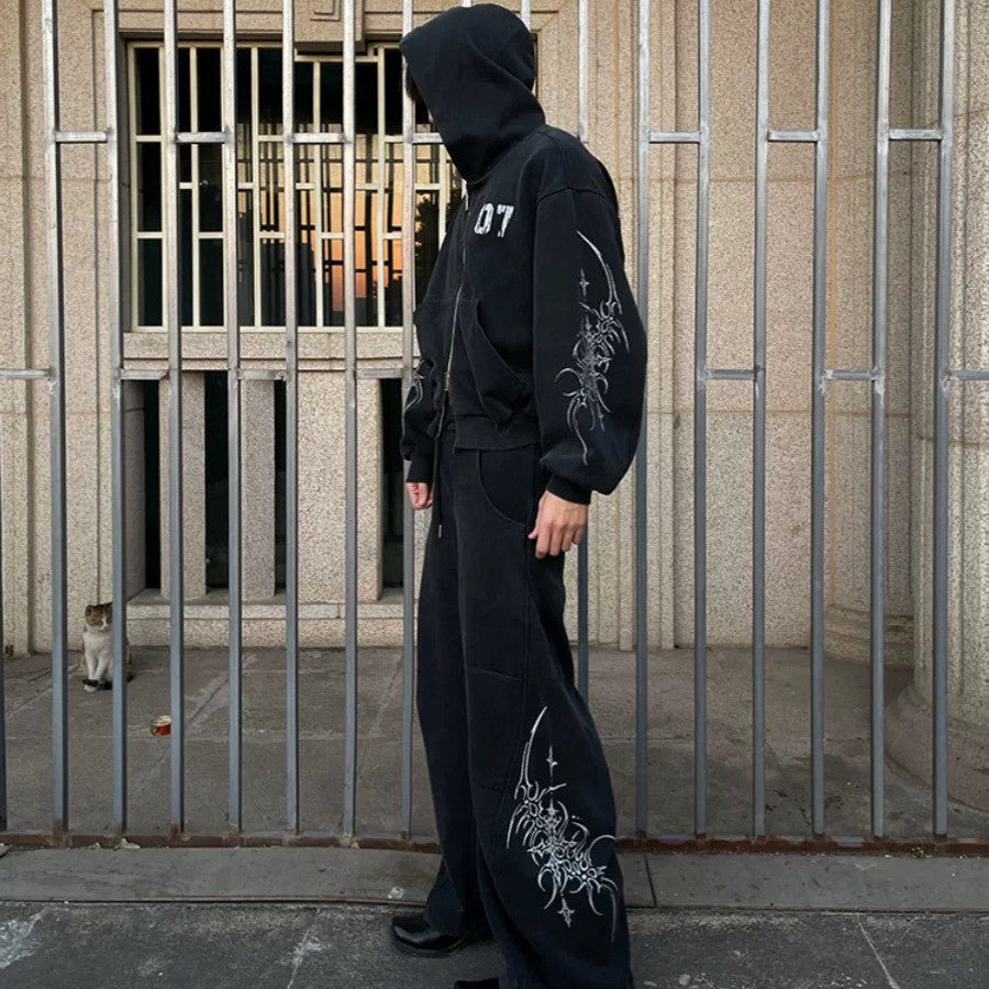 【4/1 發售】街頭 刺青水洗 Boxy 短寬外套