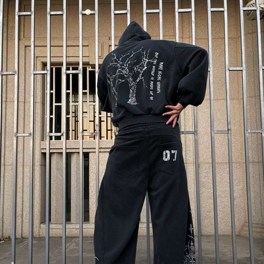 【4/1 發售】街頭 刺青水洗 Boxy 短寬外套