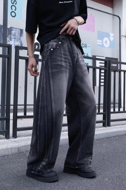 【4/1 發售】重磅 側解構剪裁設計 彎刀褲