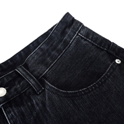 【4/1 發售】高磅 刷色七分丹寧褲