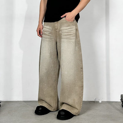 【4/1 發售】質感 沙漠滿鑽 彎刀丹寧褲