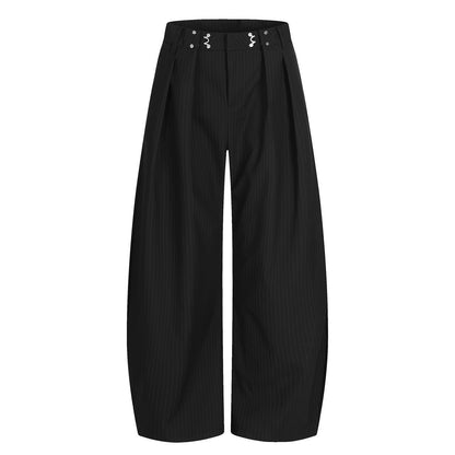 【4/1 發售】日規金屬調節 繭型西裝褲【残り僅か】