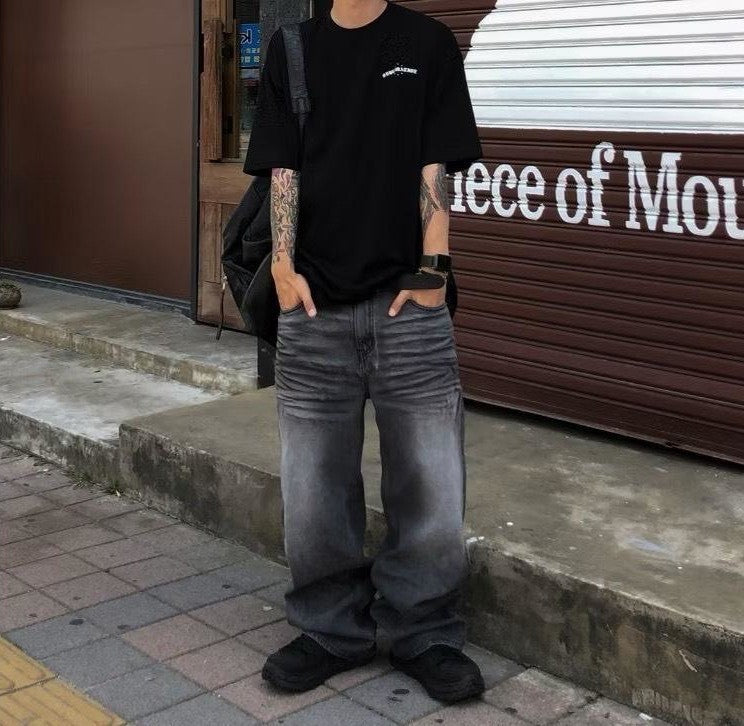 歐美哥德字體 BOXY上衣