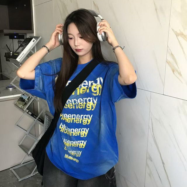 韓國🇰🇷 Blueenergy 水洗漸層 短袖