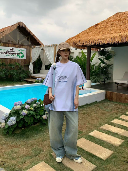 韓國🇰🇷 LAS 紮染 短袖