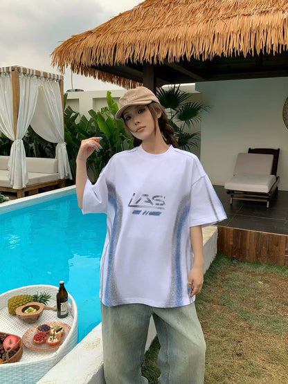 韓國🇰🇷 LAS 紮染 短袖