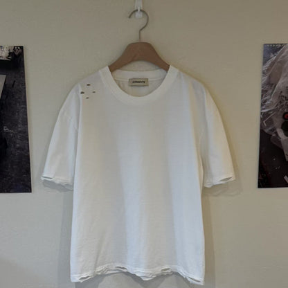 韓國🇰🇷  GARMENTS Boxy 破壞短袖