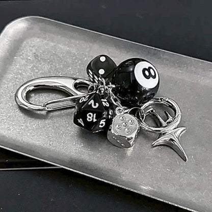 黑八號球🎱 高階 掛件鑰匙圈