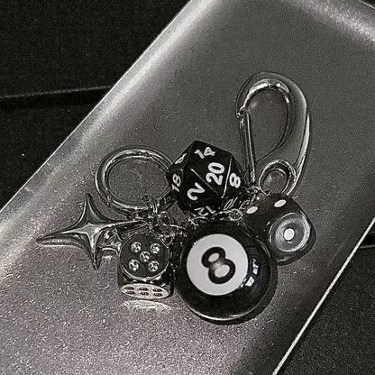 黑八號球🎱 高階 掛件鑰匙圈
