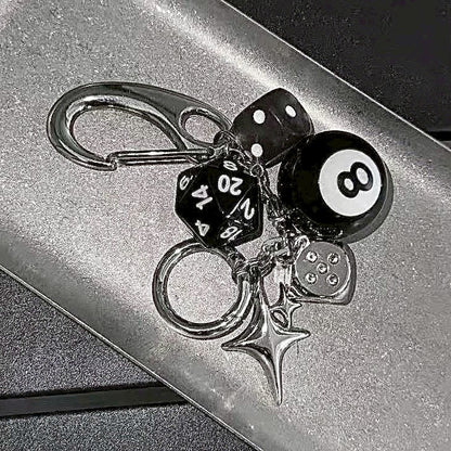 黑八號球🎱 高階 掛件鑰匙圈