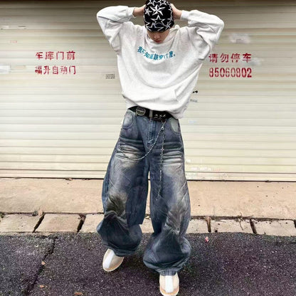 05 杭州 高塗鴉擦髒 彎刀褲