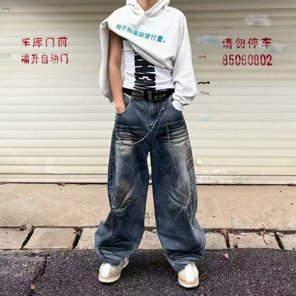 05 杭州 高塗鴉擦髒 彎刀褲