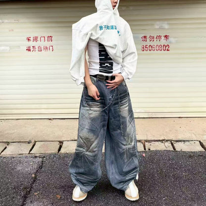 05 杭州 高塗鴉擦髒 彎刀褲