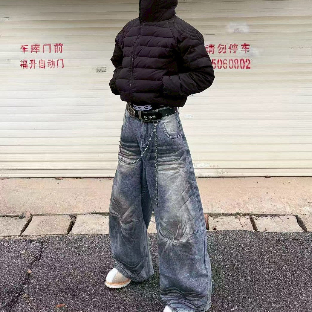 05 杭州 高塗鴉擦髒 彎刀褲