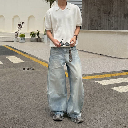 06 杭州正規店 純棉針織無釦 V領POLO衫