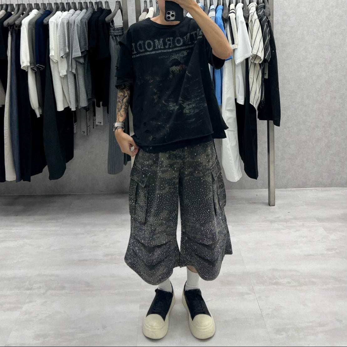 06 JP 滿鑽 迷彩傘兵 七分褲