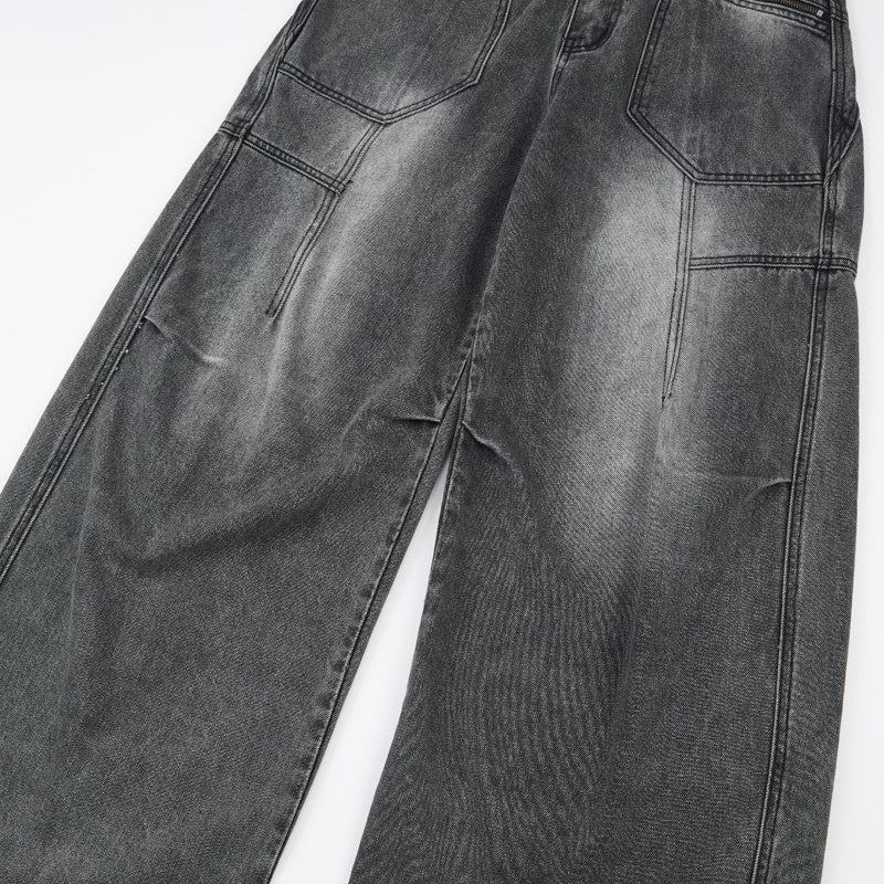 09 YKK 拉鍊解構 彎刀褲