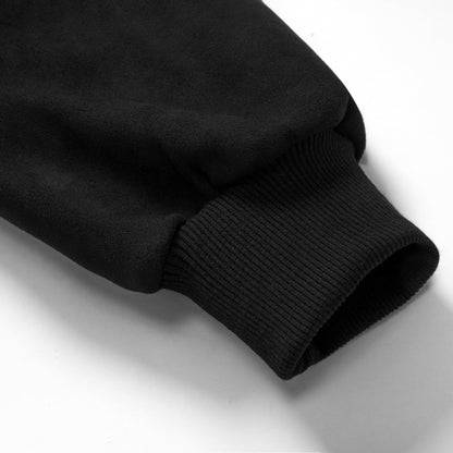 09 麂皮絨520克 歌德刺繡 連帽外套