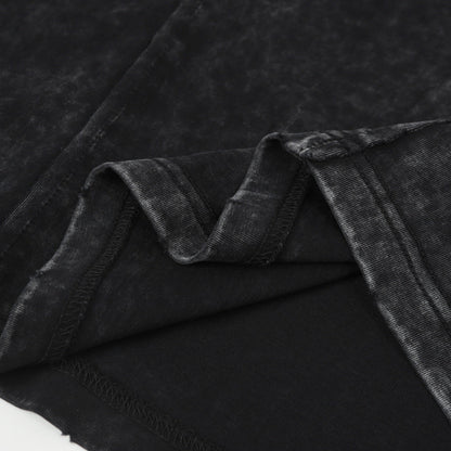 08 重磅雪花 不收邊解構 貼布繡長袖