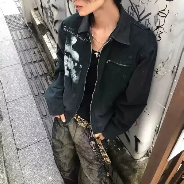 09 幸福の樂園 解構翻領夾克