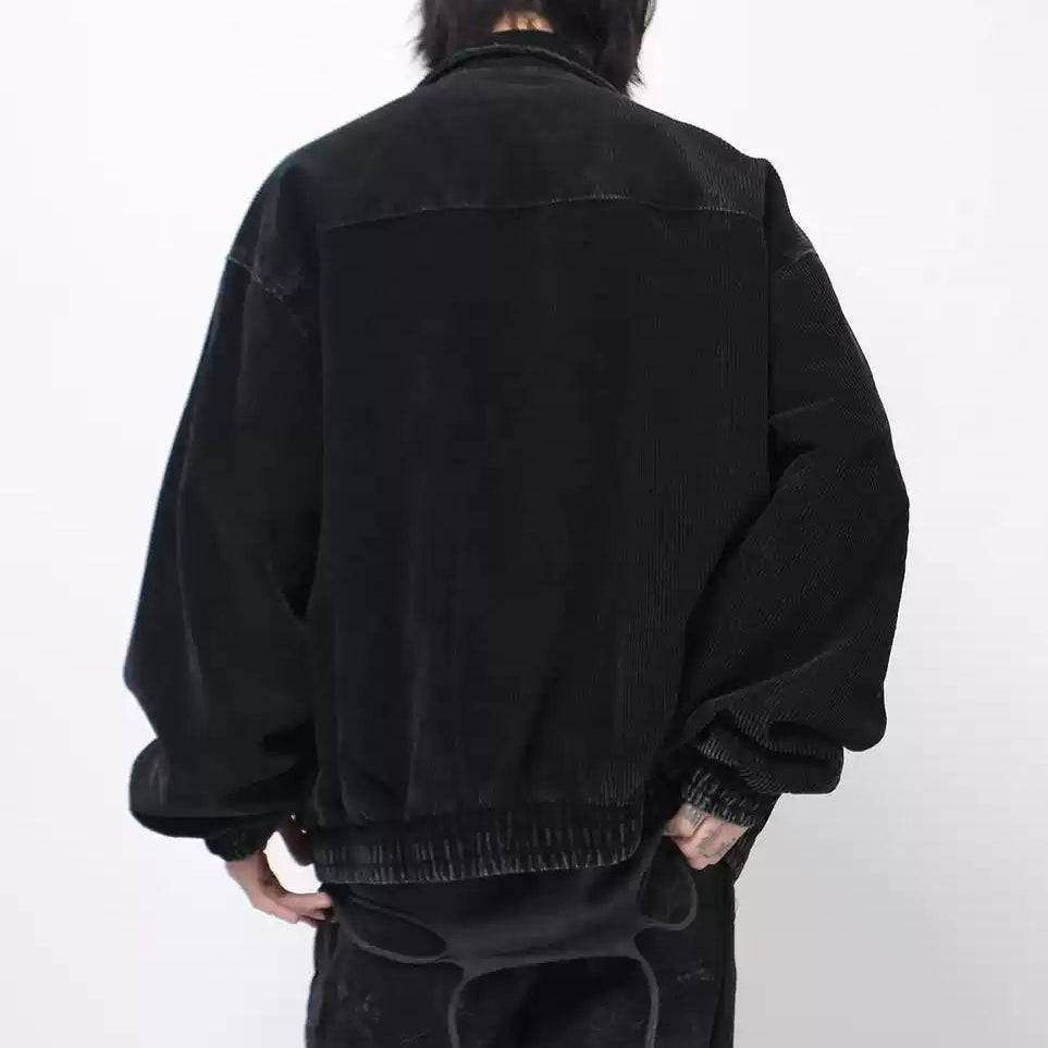 08 超高質 重磅絨水洗 蝙蝠口袋 外套